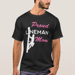 Camiseta Orgulhosa Lineman Mãe Elétrica