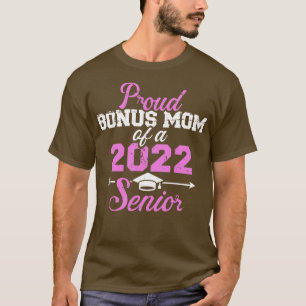 Camiseta Orgulhosa madrasta de uma turma de graduação de ma