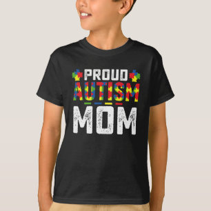 Camiseta Orgulhosa Mãe Autismo Conscientização Família Auti