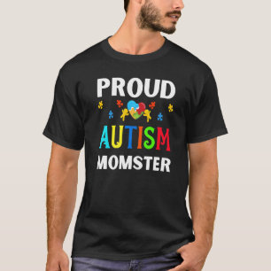 Camiseta Orgulhosa Mãe Autismo Mãe Mama Conscientização Aut