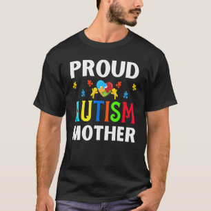 Camiseta Orgulhosa Mãe Autismo Mãe Mamãe Conscientização Au