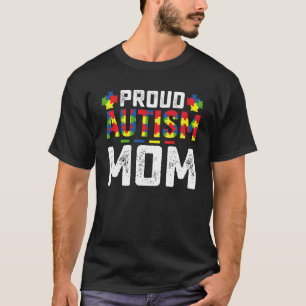 Camiseta Orgulhosa Mãe Autista Conscientização Família Auti