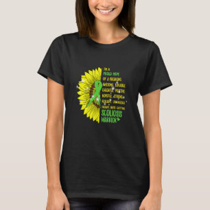 Camiseta Orgulhosa Mãe Da Consciência Da Escoliose
