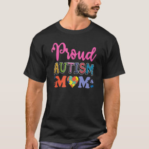 Camiseta Orgulhosa Mãe de Autista Criança Autista Conscient