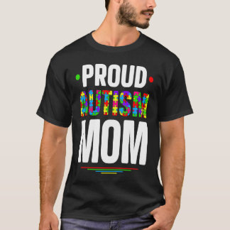 Camiseta Orgulhosa Mãe de Autista Filho Autista Quebra-Cabe