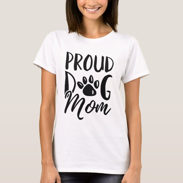 Camiseta Orgulhosa mãe de cão (Frente)