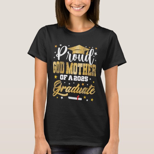 Camiseta Orgulhosa Mãe De Deus Da Família Incrível De Forma (Frente)