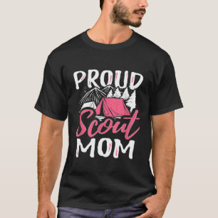 Camiseta Orgulhosa Mãe de Escoteiro Líder de Tropa de Escot