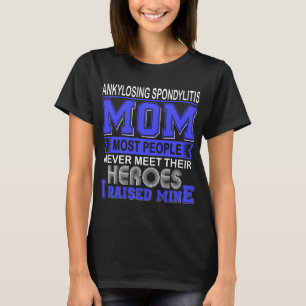 Camiseta Orgulhosa Mãe de Espondilite Anquilosante Eu Criei