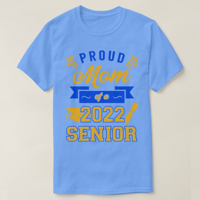 Camiseta Orgulhosa Mãe de um(a) Formando(a) de 2022 2 (Frente do Design)