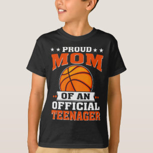 Camiseta Orgulhosa Mãe De Um Adolescente Oficial 13 Birthda