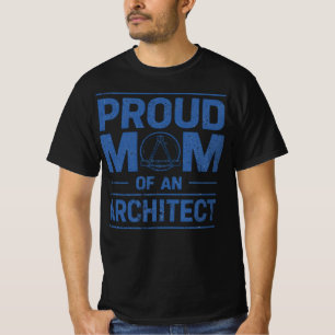 Camiseta Orgulhosa mãe de um arquiteto