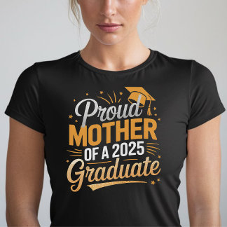 Camiseta Orgulhosa Mãe de um Formando de 2025 - Presente de