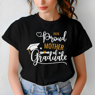 Camiseta Orgulhosa Mãe de um Formando Personalizado Pai