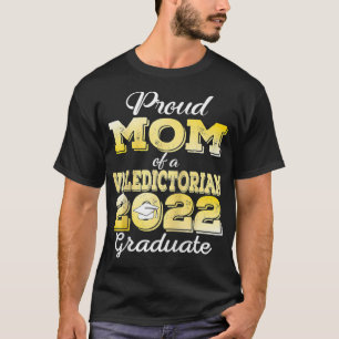 Camiseta Orgulhosa Mãe de um Formando Valedictoriano Class
