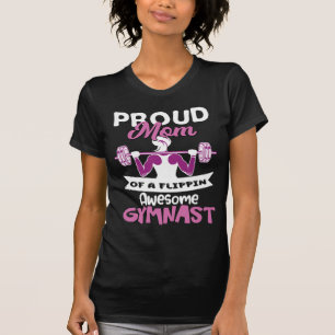 Camiseta Orgulhosa Mãe de um Ginasta Incrível Gy-