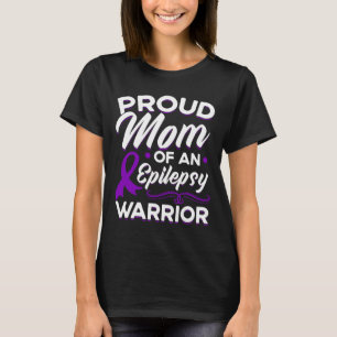 Camiseta Orgulhosa Mãe De Um Guerreiro Contra a Epilepsia C