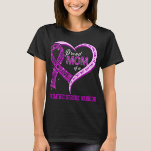 Camiseta Orgulhosa Mãe De Um Guerreiro De Traço Pediátrico