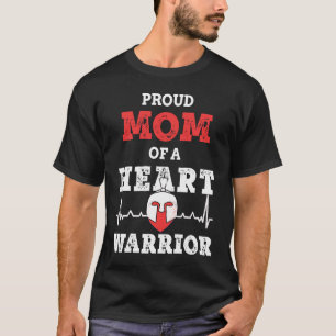 Camiseta Orgulhosa Mãe de um Guerreiro do Coração Sensibili