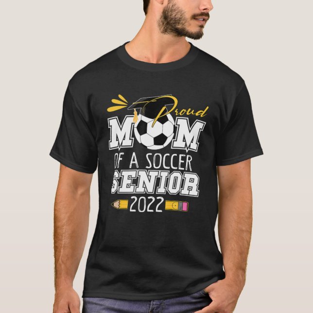 Camiseta Orgulhosa Mãe De Um Mais velho De Futebol De 2022  (Frente)