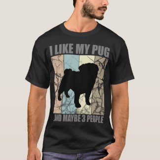 Camiseta Orgulhosa Mãe De Um Pug Shiba Incrível
