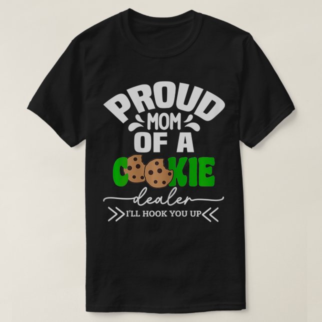 Camiseta Orgulhosa Mãe De Um Vendedor De Bolachas Chumbo De (Frente do Design)