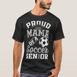 Camiseta Orgulhosa Mãe De Um Veterano De Futebol Da Turma D