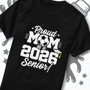 Camiseta Orgulhosa Mãe de uma Citação de Graduação de Futeb