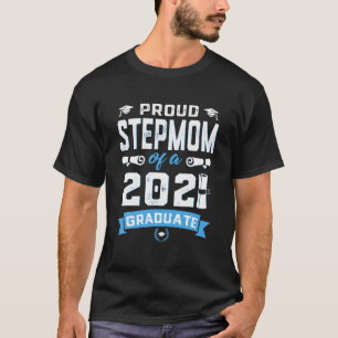 Camiseta Orgulhosa Mãe De Uma Classe De 2021 Da Escola De 