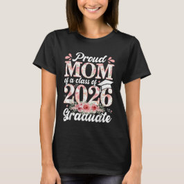 Camiseta Orgulhosa mãe de uma classe do mais velho formando