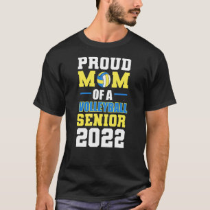 Camiseta Orgulhosa Mãe De Uma Classe Mãe De Voleibol De Mai