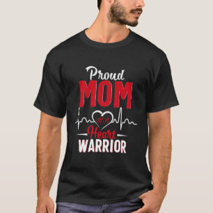 Camiseta Orgulhosa Mãe De Uma Consciência Chd Do Guerreiro