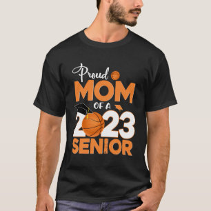 Camiseta Orgulhosa Mãe De Uma Graduação De Basquete De 2023