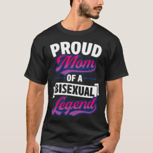 Camiseta Orgulhosa Mãe De Uma Lenda Bissexual Cute Bi Orgul