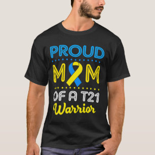 Camiseta Orgulhosa Mãe De Uma Síndrome de Desativação Mundi