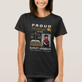 Camiseta Orgulhosa Mãe do Futuro Formando do Advogado