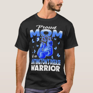Camiseta Orgulhosa Mãe do Guerreiro da Doença de Huntington