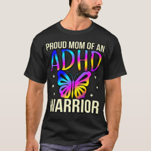 Camiseta Orgulhosa Mãe do Guerreiro do TDAH - Sensibilizaçã
