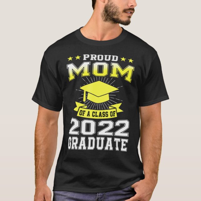 Camiseta Orgulhosa Mãe Do Mais velho 2022, Graduação Em Cor (Frente)