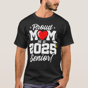 Camiseta Orgulhosa Mãe Mais velho 2025 Classe Coração Cuta