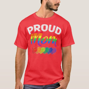 Camiseta Orgulhosa Mãe Orgulho gay LGBTQ Gift L Dia de as m