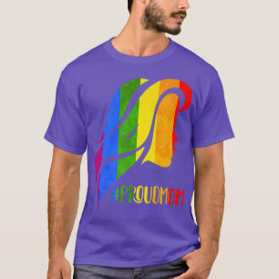 Camiseta Orgulhosa Mãe Orgulho gay Mês Arco-Íris LGBTQ
