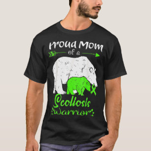 Camiseta Orgulhosa Mãe Scoliose Guerreira