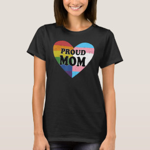 Camiseta Orgulhosa Mãe Traz Orgulho Ally Lgbtq Transgênero