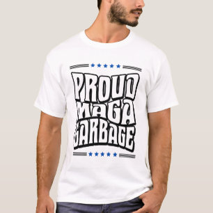 Camiseta Orgulhosa MAGA Garbage Trump Supporter T-Shirt