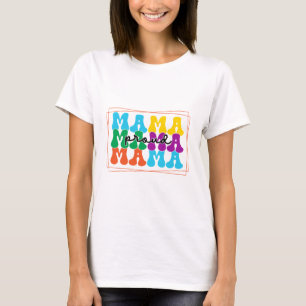 Camiseta Orgulhosa Mama Autismo Camisa-T feminina