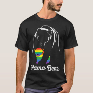 Camiseta Orgulhosa Mama Bear Lgbt - escala padrão-4_00x