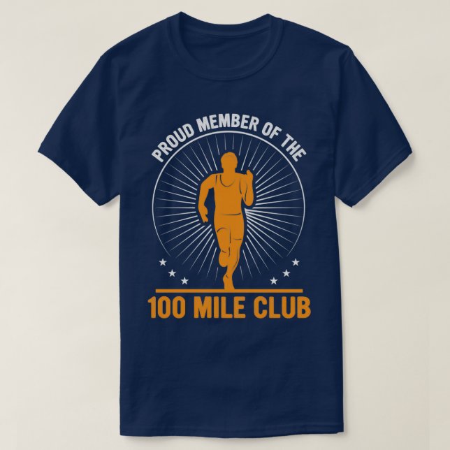 Camiseta Orgulhosa Membro Da Trilha Ultra Run Do Clube De 1 (Frente do Design)