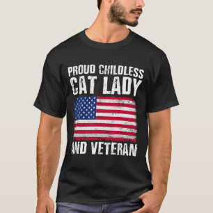 Camiseta Orgulhosa Mulher De Gato E Eleição Engraçada Veter