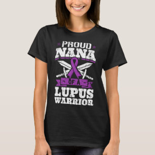 Camiseta Orgulhosa Nana De Fita De Sensibilização Do Guerre